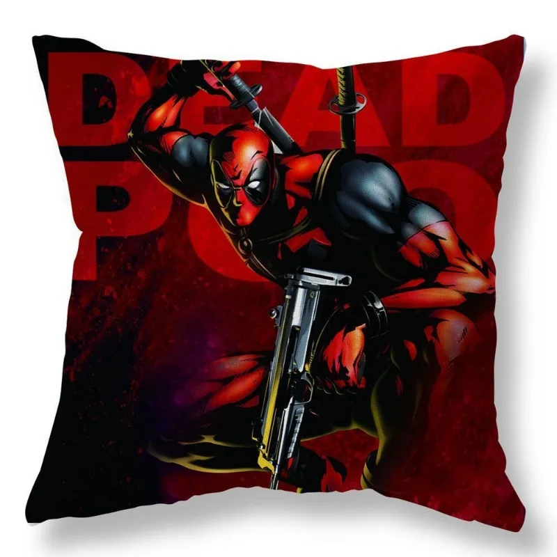 Marvel Avengers Spider Man Cartoon Animation Square Cushion Pillow High-Looking Fashion Double-sided Printed Seat Backrest view 6