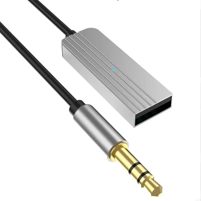 2025 Новый USB-совместимый с приемник для автомобиля 3,5 мм адаптера 3,5 мм преобразует автомобиль и домашний слуховой