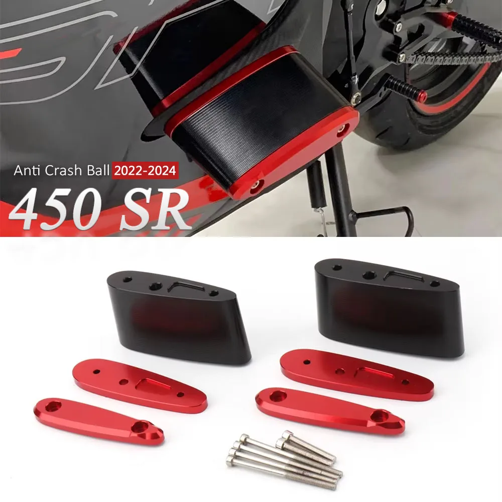

Новый алюминиевый слайдер-защитник рамы мотоцикла от падений, противоударный шариковый амортизатор двигателя для CFMOTO 450 SR 450SR 450sr 2022-2024