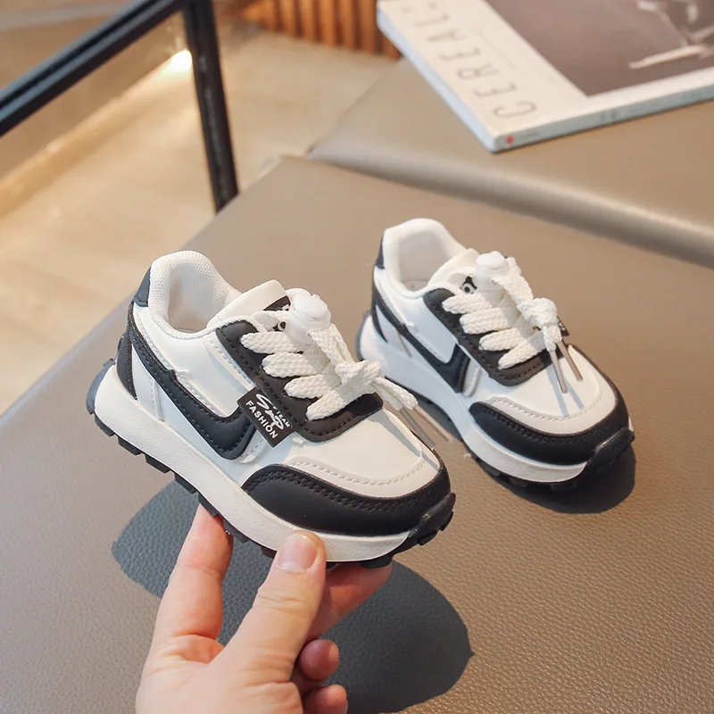 Kids Shoes For Boy 2024 Spring Fashion Girls Soft Sneaker Sports Running Tenis Children Flat Casual Baby Outdoor Sneakers Shoes