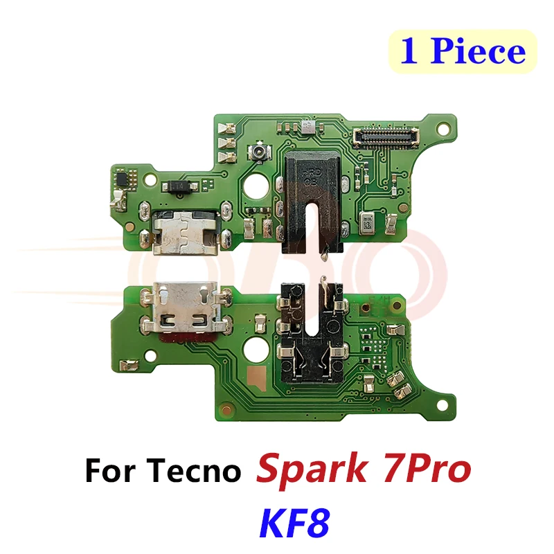 USB Charging Port Board For Tecno Spark 4 Lite 6 Go 5 AIR 7 PRO KE5 KE6 KE7 KF6 KF8 Charger Dock Connector Flex Cable Repair image 6