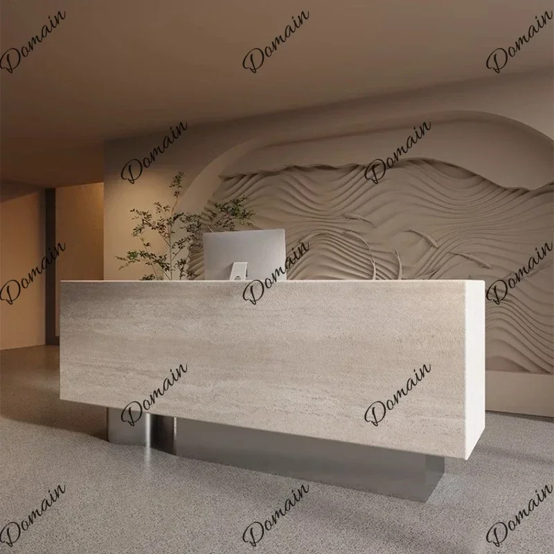 SM Display Welcome Reception Desks Promotion High-end Counter Reception Desks Modern Commericial Scrivania Industrial Furniture