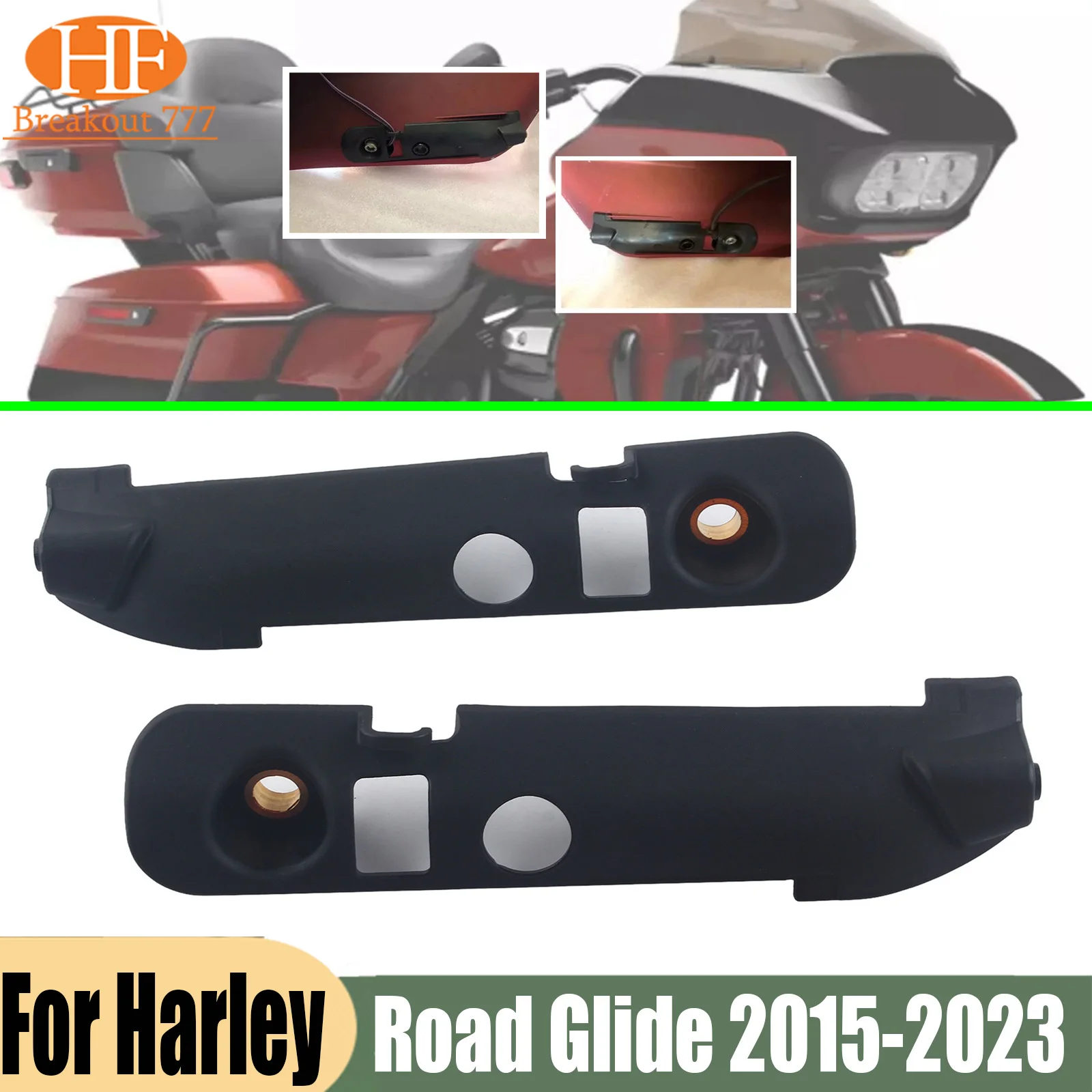 Front Turn Signal Relocation Kit For Harley Bad Boy Softail Springer EFI FXSTSI Motorcycle Accessory