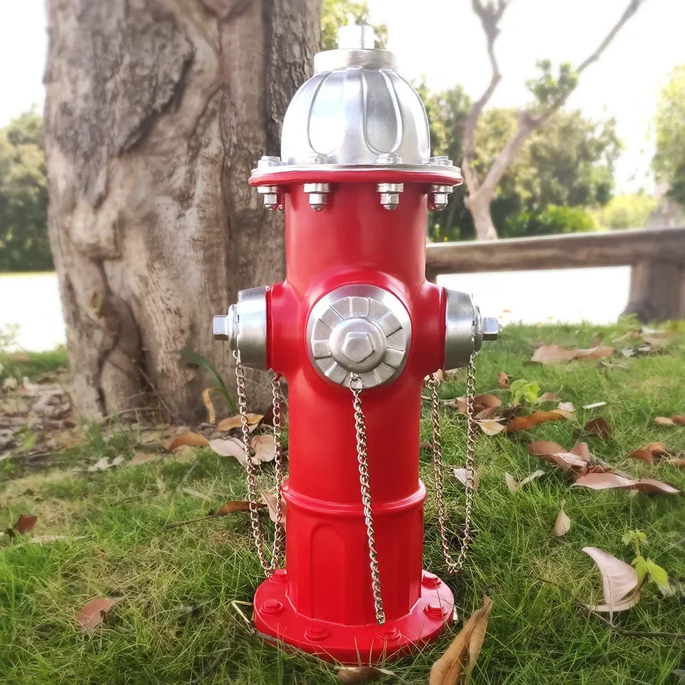 35cm modern originality pup Fire Hydrant resin Arts and Crafts Outdoor lawn garden and landscape decoration