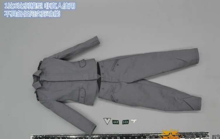 

UJINDOU 9024 1/6 Sodier Air Force Field Division Uniform Coat&Pants for 12''