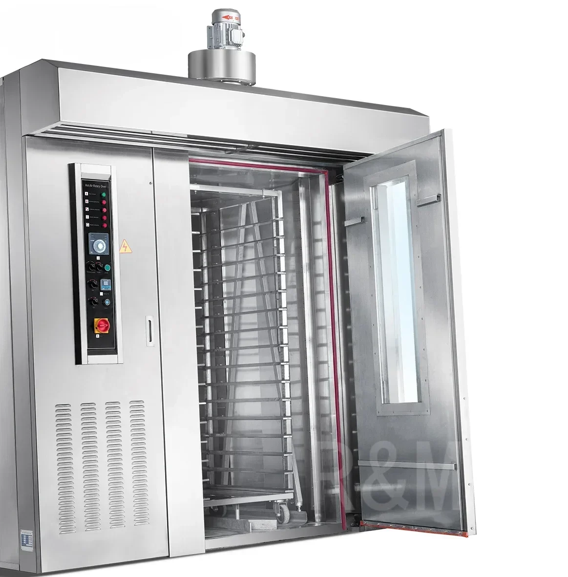 380V/50HZ Automatic Large Commercial Rotisserie Oven, Commercial 16/32/64 Tray Electric Hot Air Rotisserie Oven