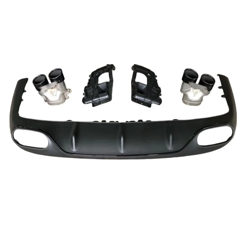 

Suitable for AMG E53 tail lip and tail throat diffuser exhaust pipe Mercedes-Benz E-class COUPE modified W238 rear lip four