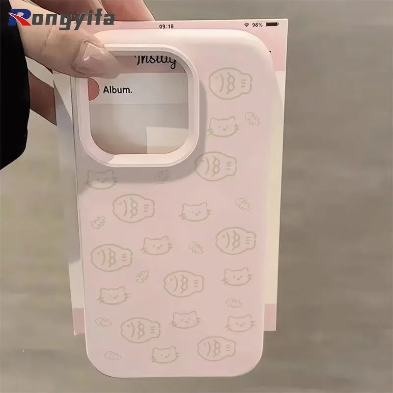 Cartoon Cat Phone Case For Infinix Hot 60 60i 50 50i 40 40i Pro Plus Smart 10 9 8 HD Pro Plus 7 Itel P40 Shockproof Back Cover - view 3