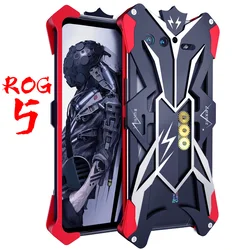 ROG 폰 5S 5 프로 강력한 충격 방지 나사 금속 케이스, Asus ROG 폰 5 7 Ultimate ROG 5 알루미늄 폰 케이스