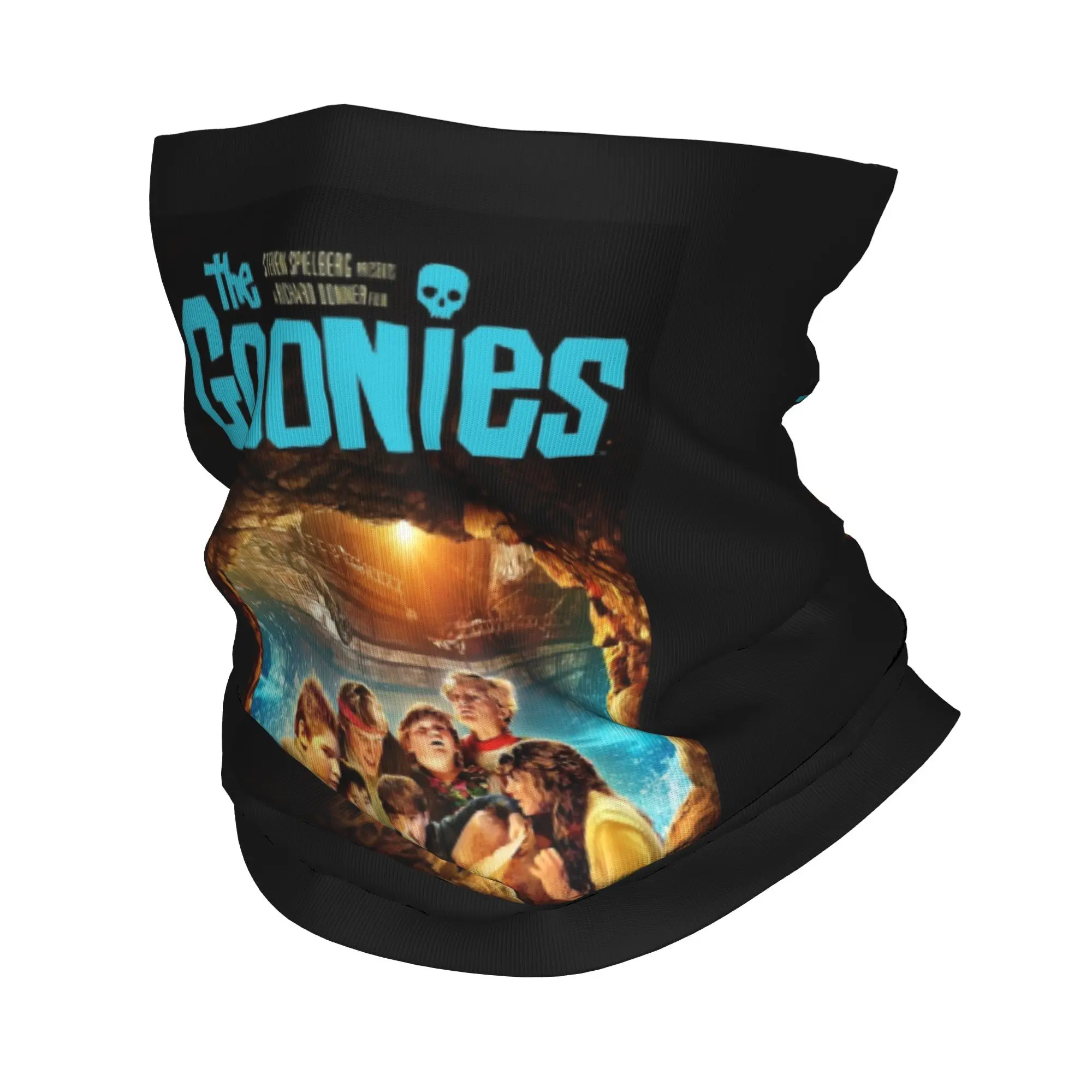 Custom The Goonies Movie Poster Bandana Neck Gaiter for Ski Camping Women Men Wrap Scarf Never Say Die Sloth Chunk Warmer