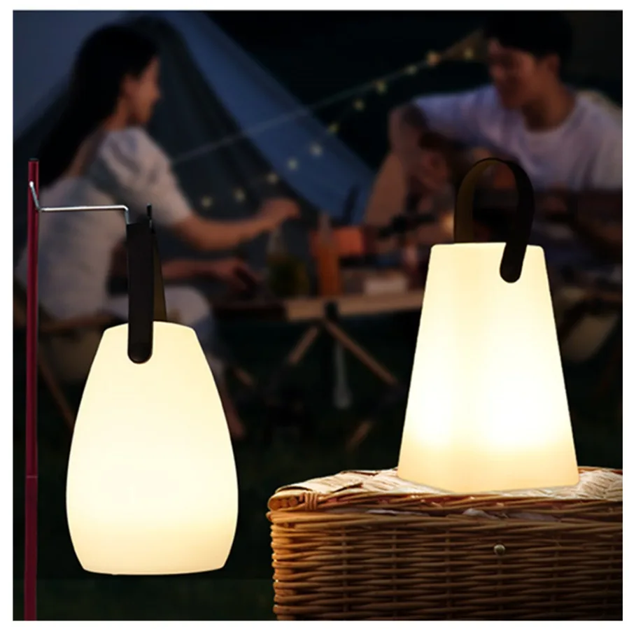 Imagem -04 - Rgb Led Controle Remoto Inteligente Abajur à Prova Dágua da Lâmpada sem Fio Camping Carregamento Usb Portátil Boutique Decoração Tuya 16 Cores