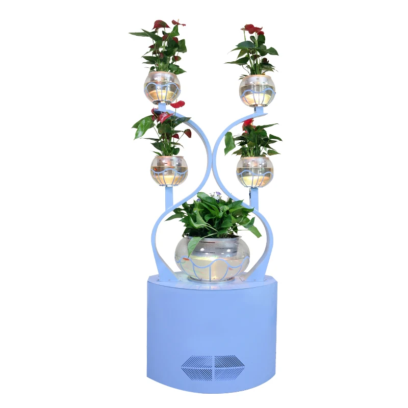 

Automatic Whirligig LED Light System Plant Container Indoor Smart Flower Pot Planter