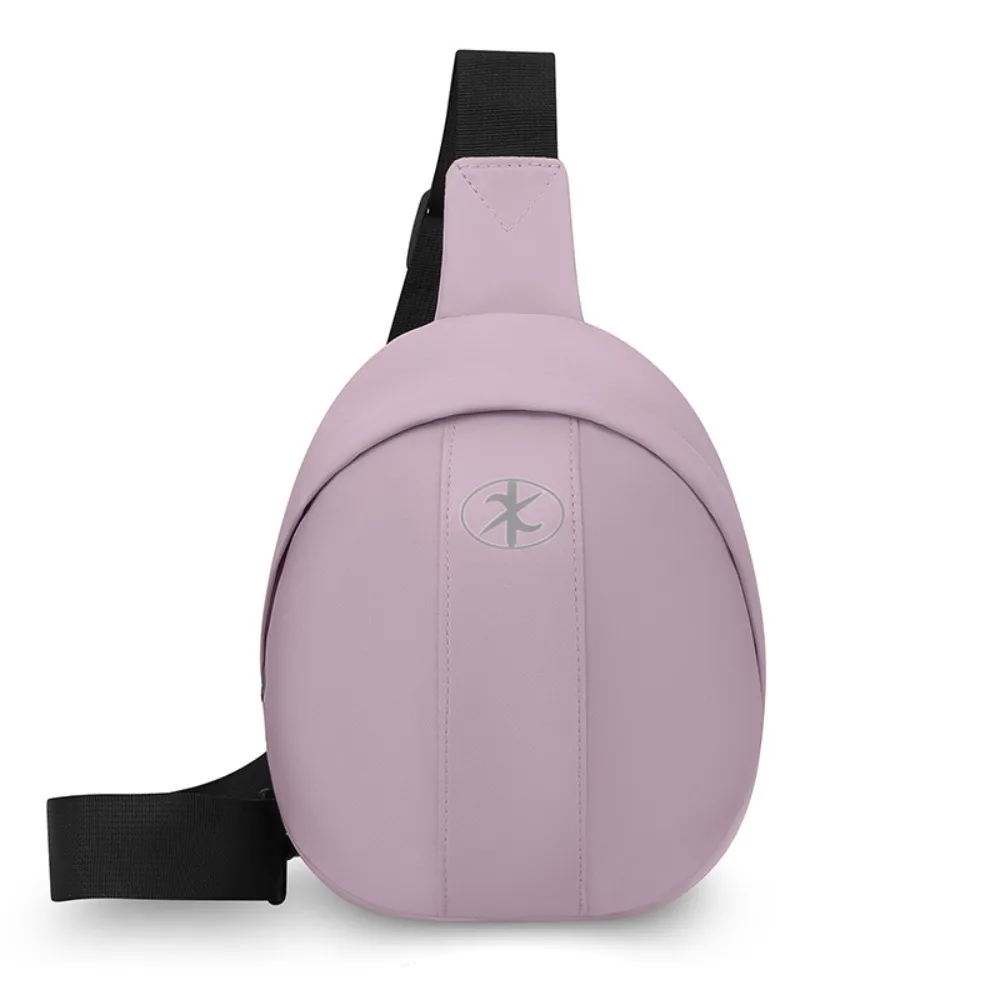 High Quality Nylon Waist Bag Solid Color All-match Chest Bag Shoulder Crossbody Bag Women Men