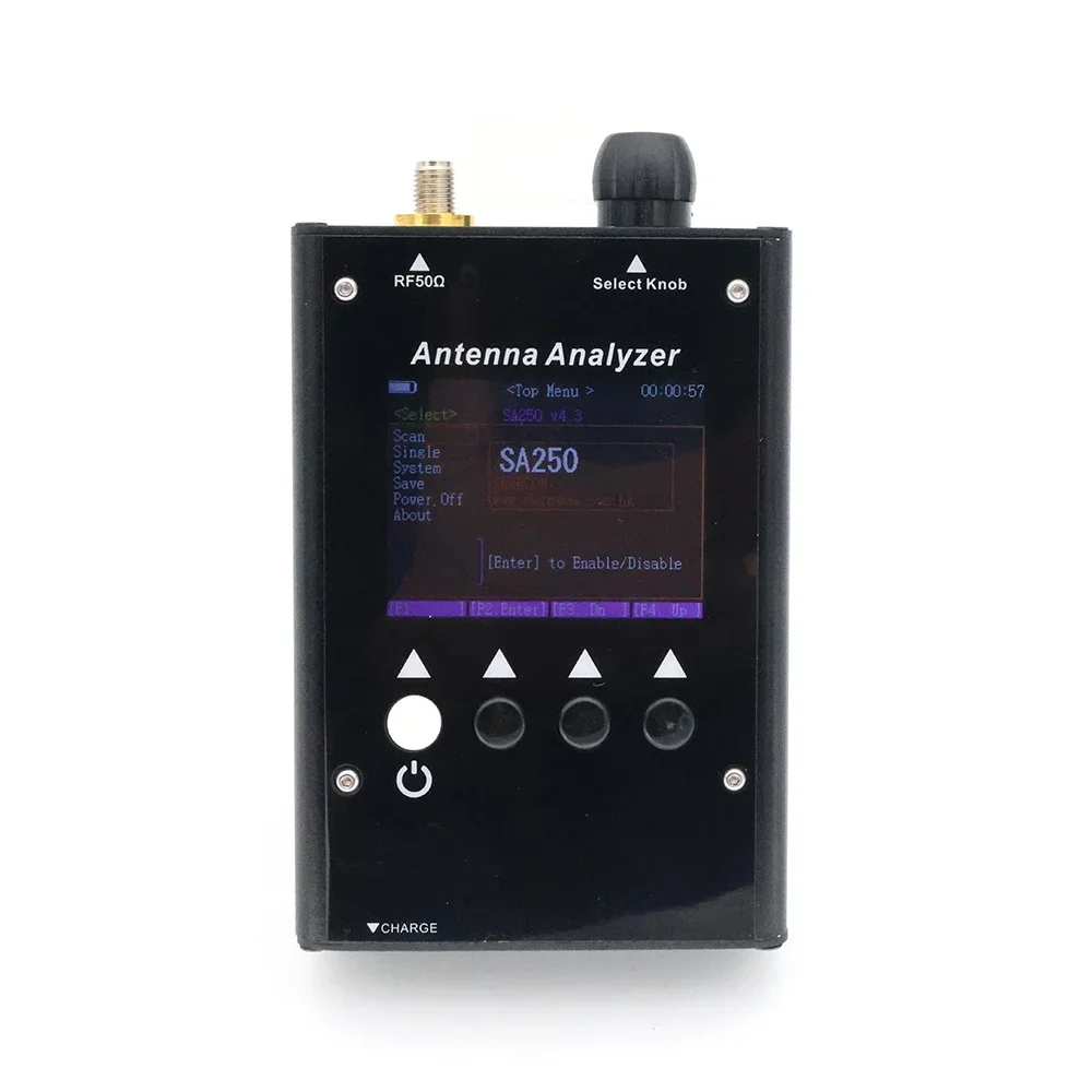 SA250 Handheld Colour Graphic Antenna Analyzer 3 Band 132-173Mhz 200-260Mhz 400-519Mhz