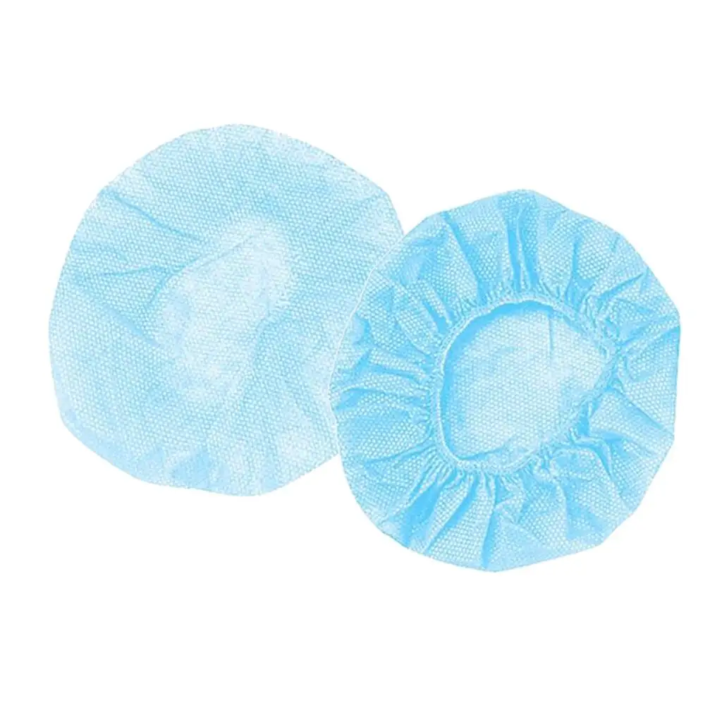 200 Pieces Disposable Microphone Cover, Non-Woven Microphone Cover, Windshield Microphone Cover, Protective Cover for Rec Room