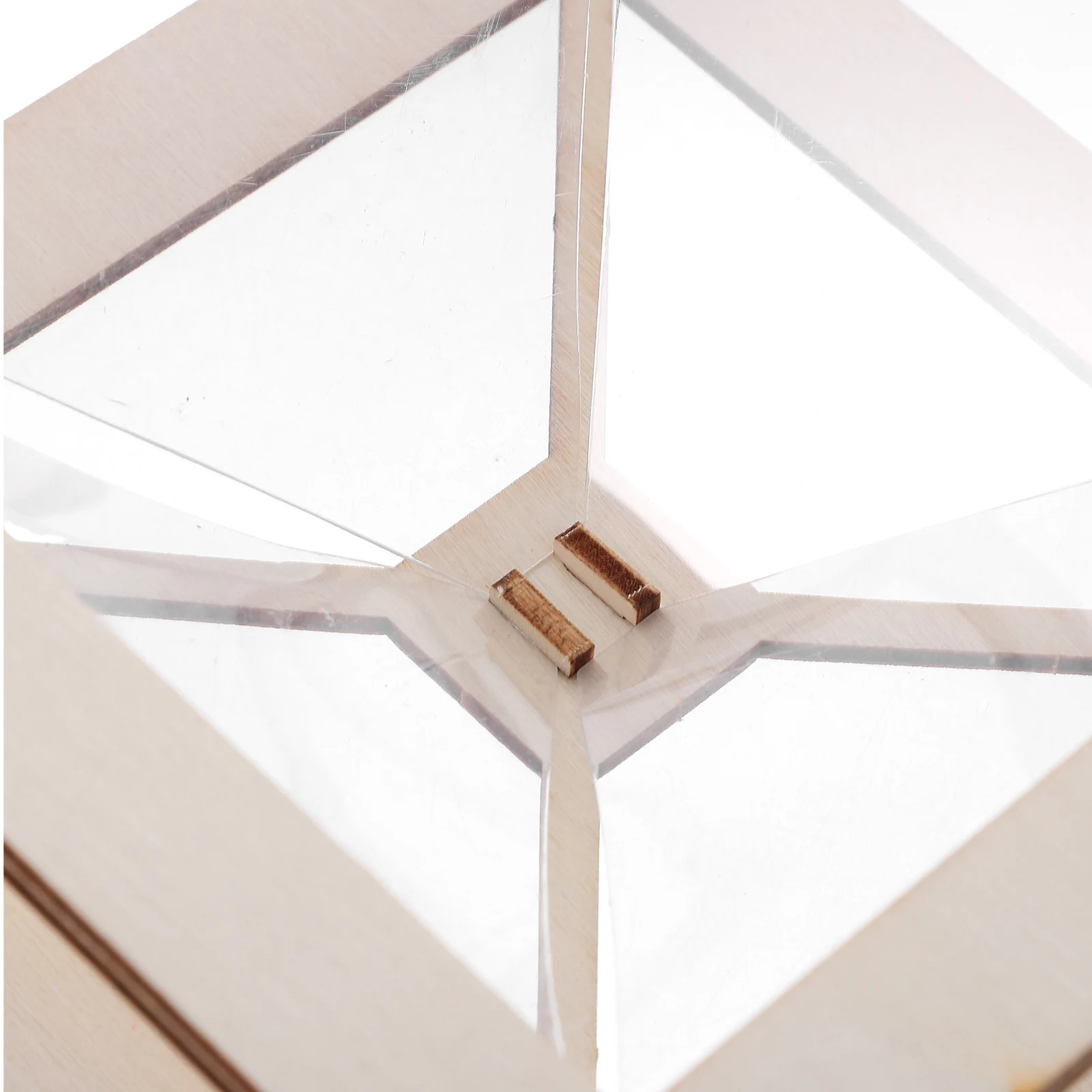 6 مجموعات DIY جهاز عرض ثلاثي الأبعاد للهواتف الذكية ثلاثية الأبعاد عرض الهرم حامل تعلم العلوم التفاعلية مجموعة تعليمية للأطفال