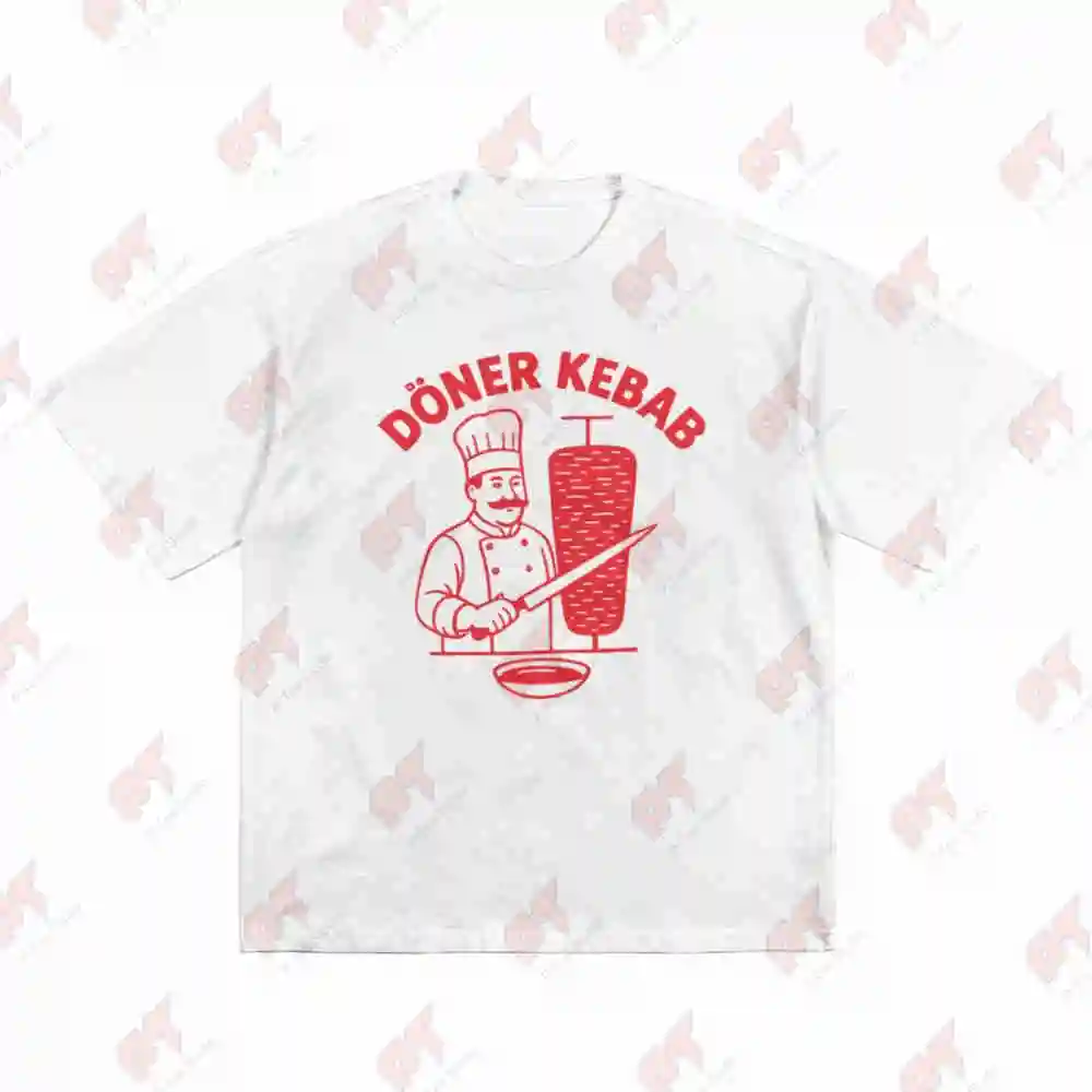 Doner Kebab Classic Short Sleeve Tee 100% Cotton T-Shirt