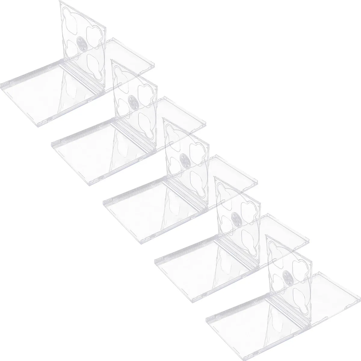 5Pcs Clear Plastic …