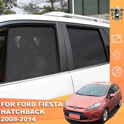 For Ford FIESTA Hatchback 2008-2017 Magnetic Car Sunshade Front Windshield Frame Curtain Rear Side Baby Window Sun Shade Visor