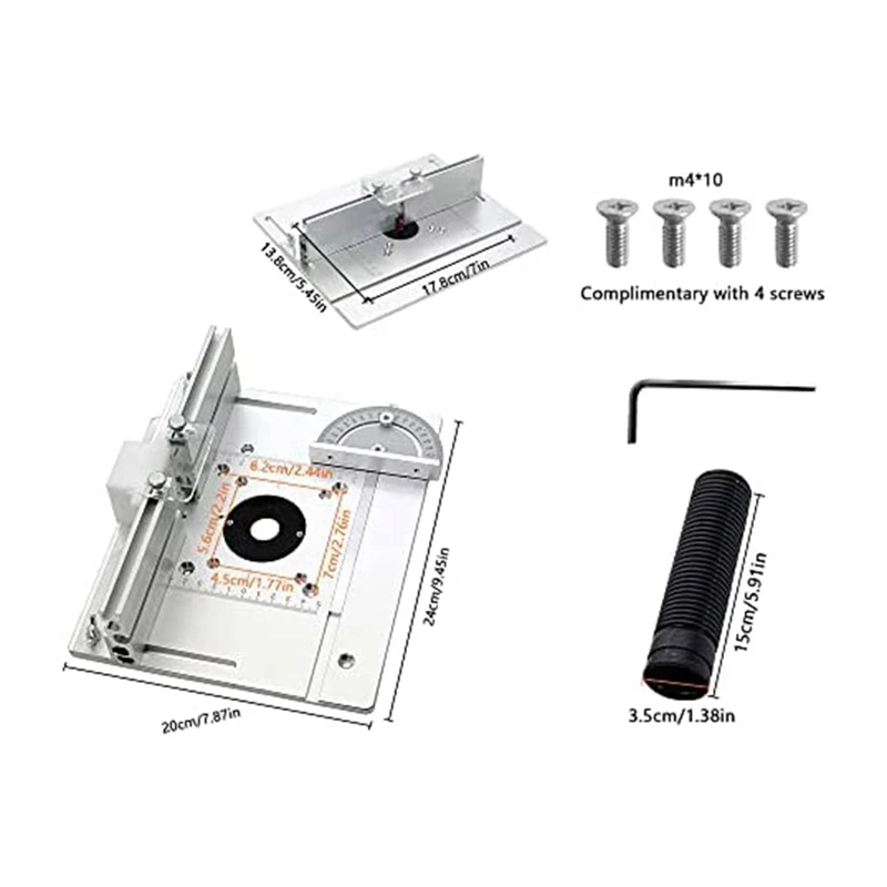 Enrutador de placa de carpintería de alta precisión, enrutadores para carpintería con tablero de polvo transparente
