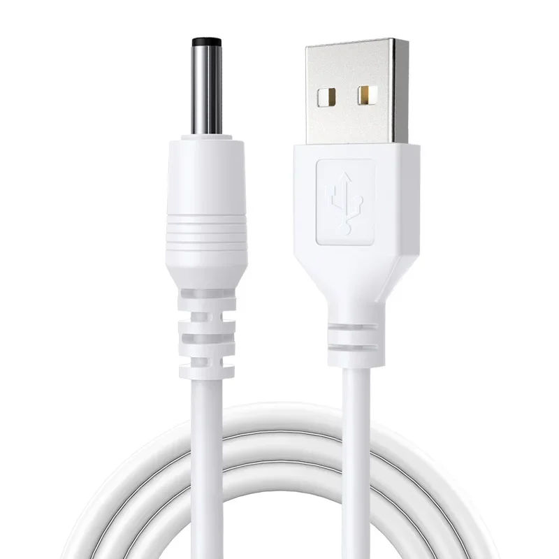 USB to for Dc 3.5mm x 1.35mm 2A Max for Dc Barrel Jack Power Cable USB LED Strip Lights Flashlight Charging Cord