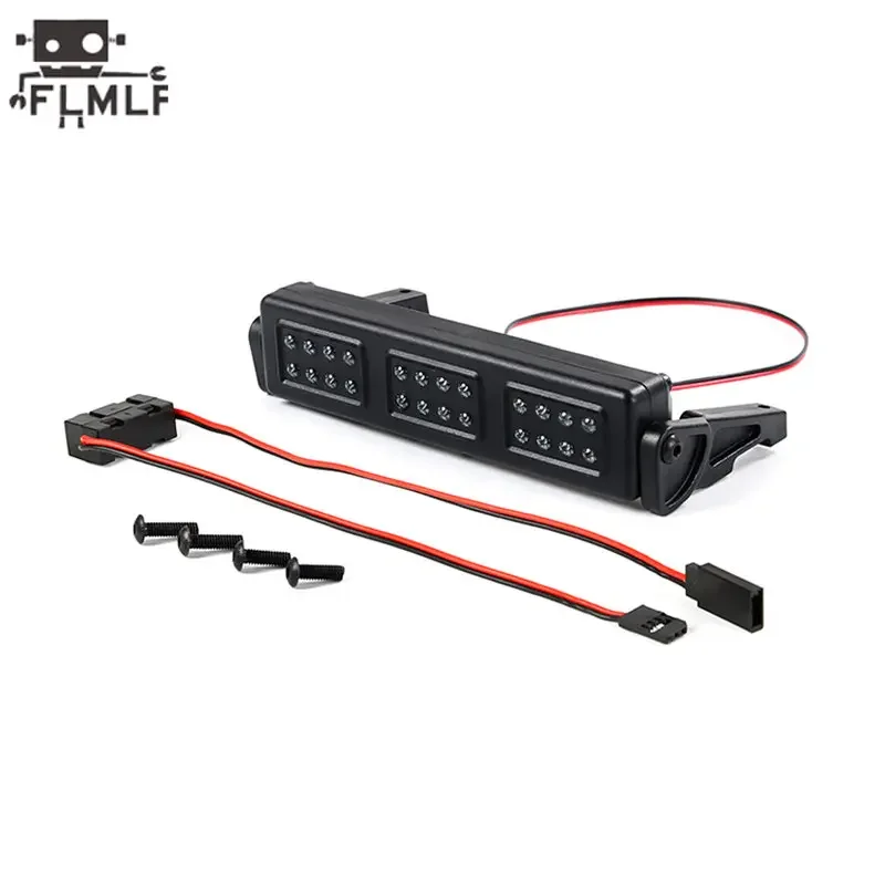 Rc Car Plastic Square Spotlight with LED Light Set (Short) for 1/5 HPI ROVAN KM BAJA ROFUN BAHA 5T FT GT X-LT Truck Toys Parts