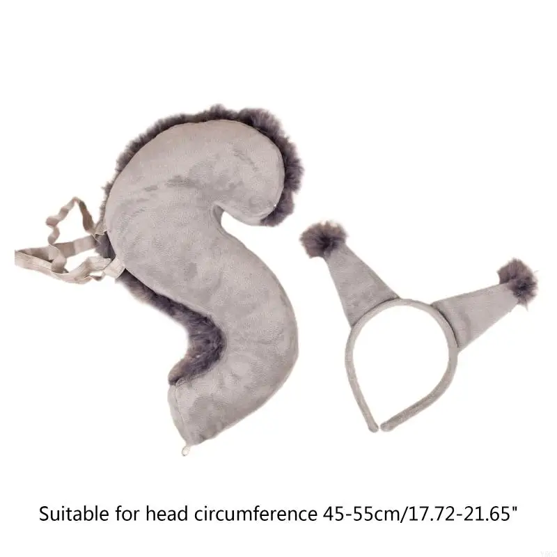 Y5GC hoạt hình Ears SHAPEDBAND & TAIL KIDS