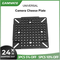 CAMVATE Multipurpose Cheese Plate Video Switching Cheese Plate With Multiple 1/4