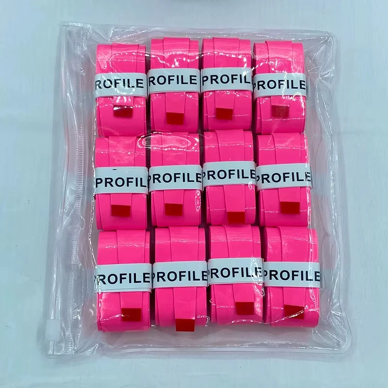 12PCS W Sticky Tennis Overgrip Sweat Band Absorption Tennis Padle Racket Grip Hand Glue Tennis Badminton Racket Grip PRO Series