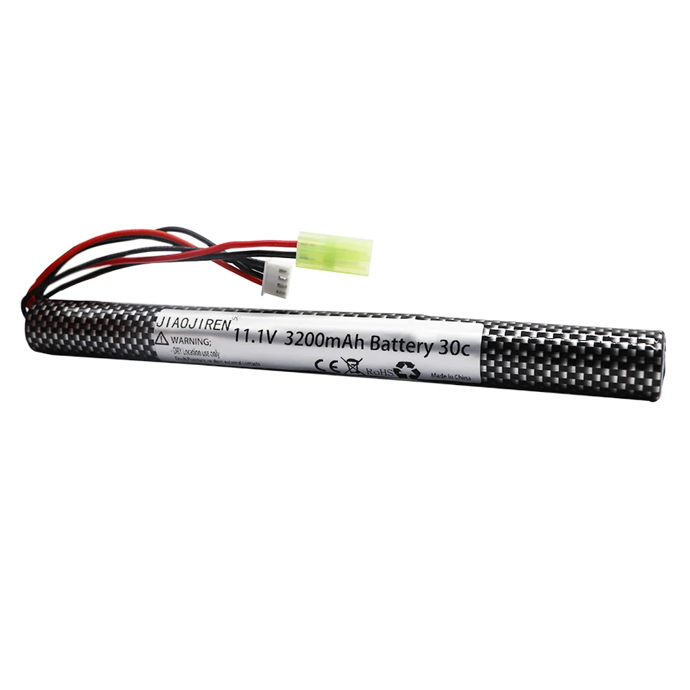 Akumulator do RC Lipo 11.1V 3200MAH 18650 40C AKKU Mini Airsoft akcesoria do zabawki modele baterii 11.1V bateria z wtyczką tamiya/SM