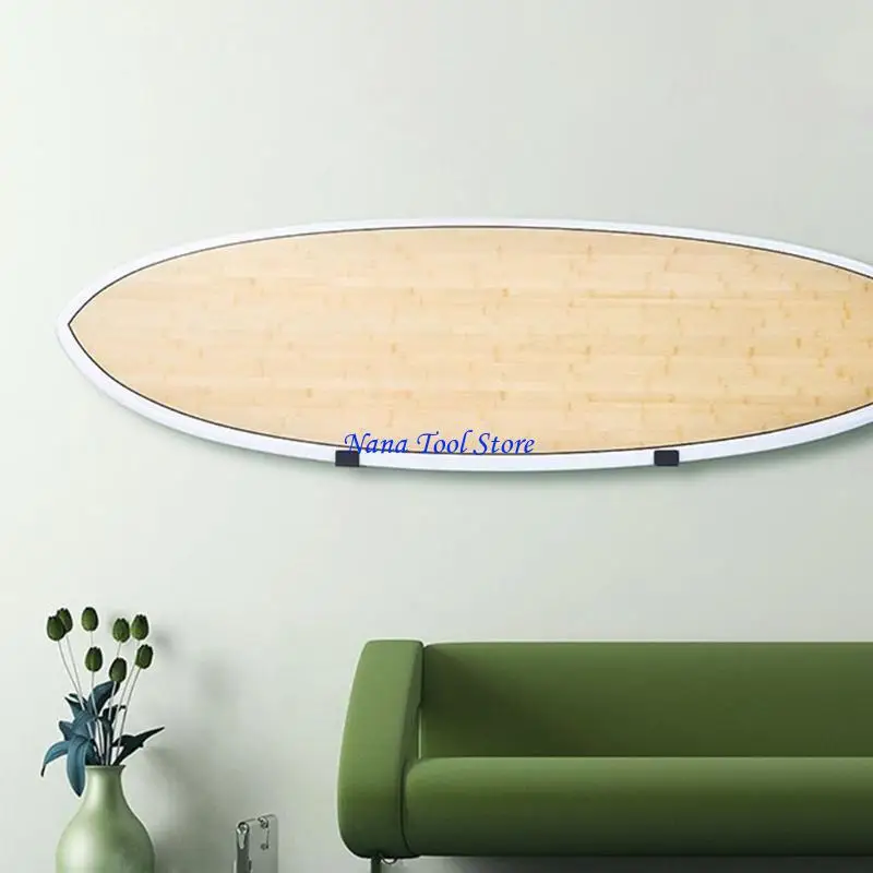 31GJ Surfboard Wall Mount Bracket Display Rack Minimalist for Shortboards Longboards