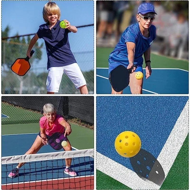 72mm 26-Hole PE Integrated Molding Training Ball, Hard Plastic Airflow Practice Ball for Indoor Outdoor Sports