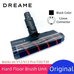 Original Electric Soft Velvet Floor Brush Head Black For Dreame V11 SE V12 V13 T10 T20 T30 Handheld Wireless Vacuum Cleaner