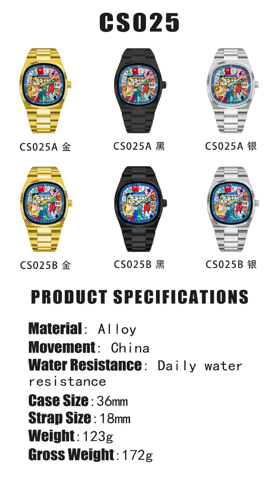 ساعة كوارتز رجالية كوميدية بقرص كرتوني علوي كاجوال للأعمال الرياضية من الفولاذ مقاومة للماء ساعة رياضية للرجال AAA ساعة رجالية Relogio