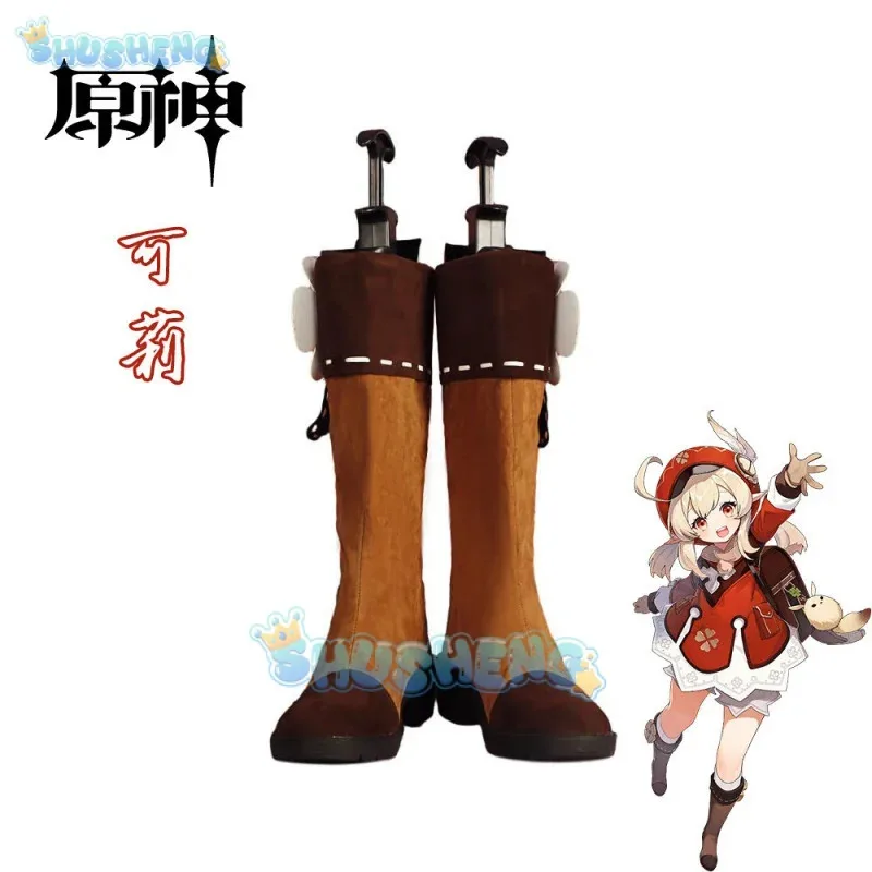 

lili 123Genshin Impact cos Klee cosplay Anime game character shoes
