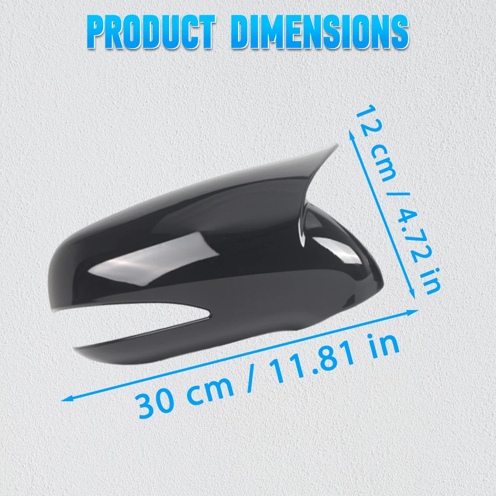 2pcs Rearview Mirror Cap Side Mirror Cover for Lexus ES350 IS350 LS250 2006 2007 2008 2009 2010 2011 2012 US Version Models