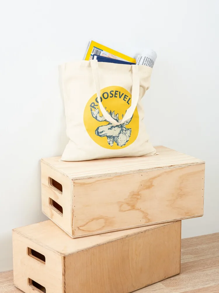 حقيبة تسوق تيدي روزفلت بول موس للحفلات، حقائب تسوق قابلة للطي، حقائب يد للسيدات، حقائب يد قماشية