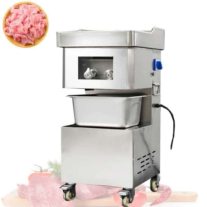 

Stainless Steel Meat Slicer 2.5mm-20mm Customized Blade Electric Commercial Fresh Meat Slicer Meat Cutter Machine