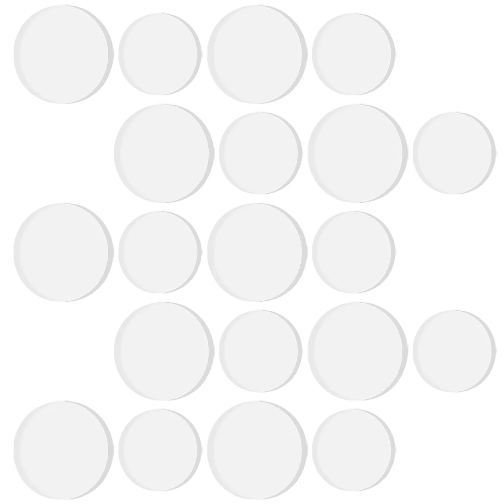 20 Pcs Glass Non-Slip Gel Pad Table Bumpers Clear Rubber Furniture Grips to Prevent Sliding Desk