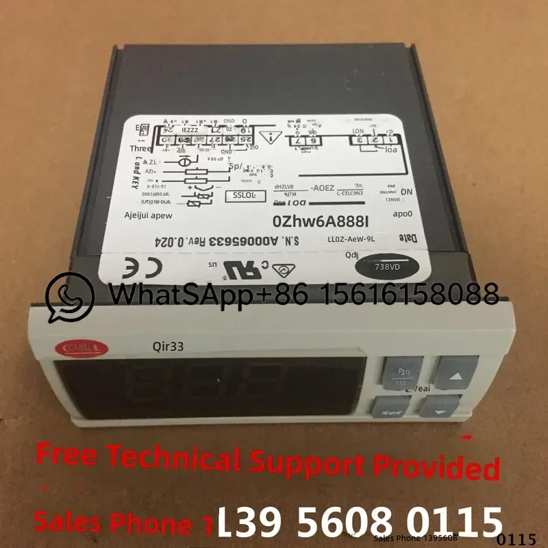 CAREL IR33 IR33V9MR20 IR32V4L000 24V Digital Temperature Humidity Controller Thermostat Regulator for Refrigeration HVAC