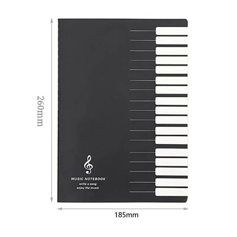 GW-5X Quaderno con note musicali a cinque linee Quaderno con linguetta musicale per personale