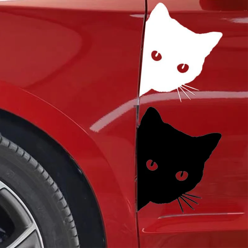 

Car Stickers Cat Decals Cartoon Window Decoration Personality Vinyl Decals Car Styling Cover Waterproof PVC Sticker Accessories