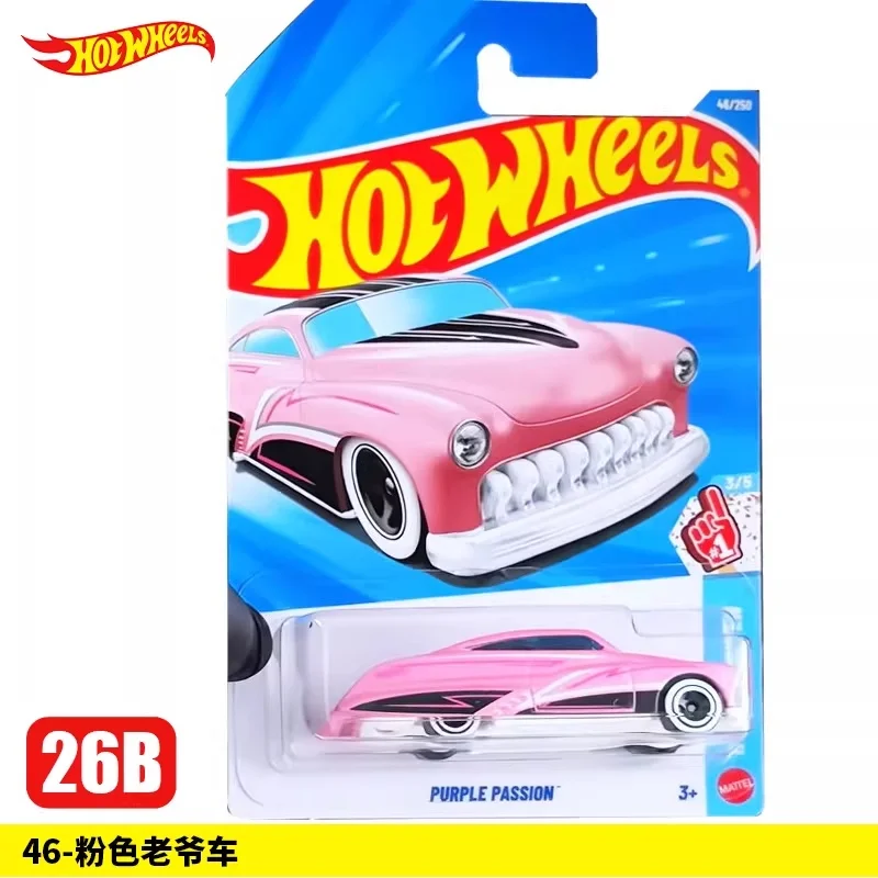 새로운 매텔 2026 핫휠 B 케이스, 메인라인 시리즈 새로운 1/64 스케일 다이캐스트 차량 모델 자동차 장난감