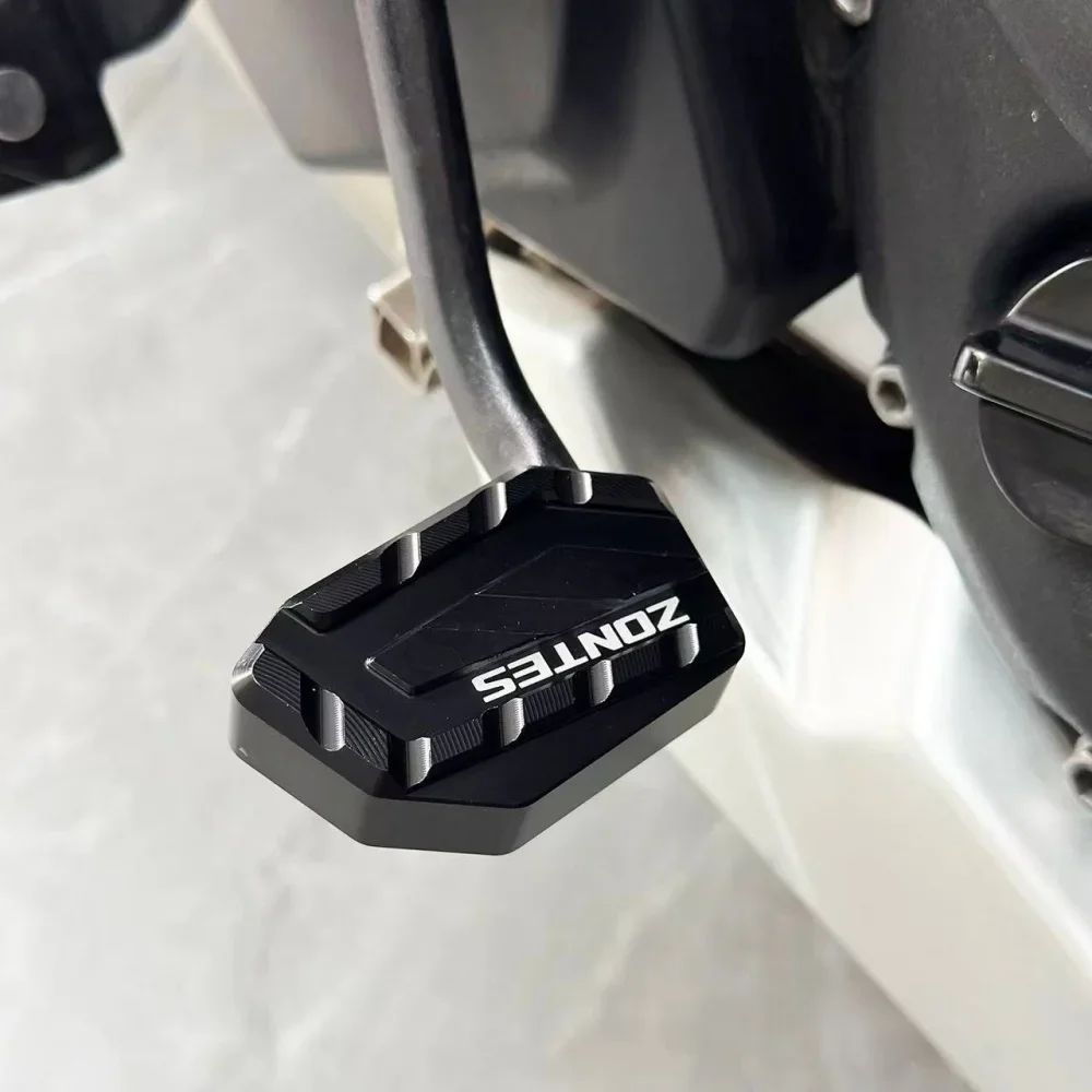 ZONTES 703F Widened Rear Brake Foot Pedal Deepened Anti-Slip Serrations for Enhanced Foot Pressure Contact Area Doubled