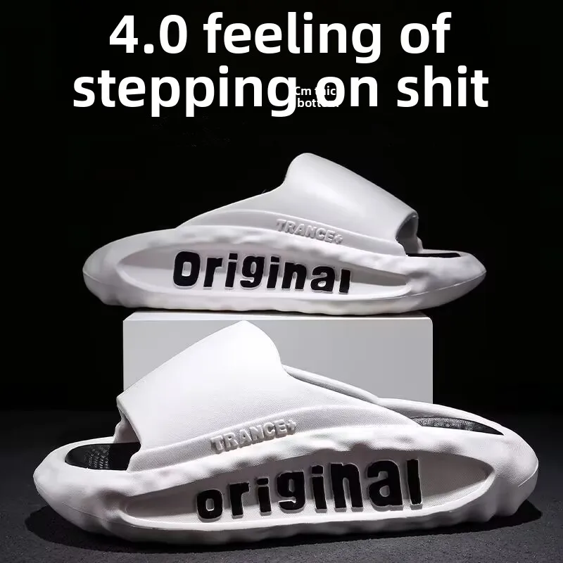 

Summer Street Park Slippers Men Flexible Wear Resist Sole Foam Insole Outdoor Casual Walking Footwear
