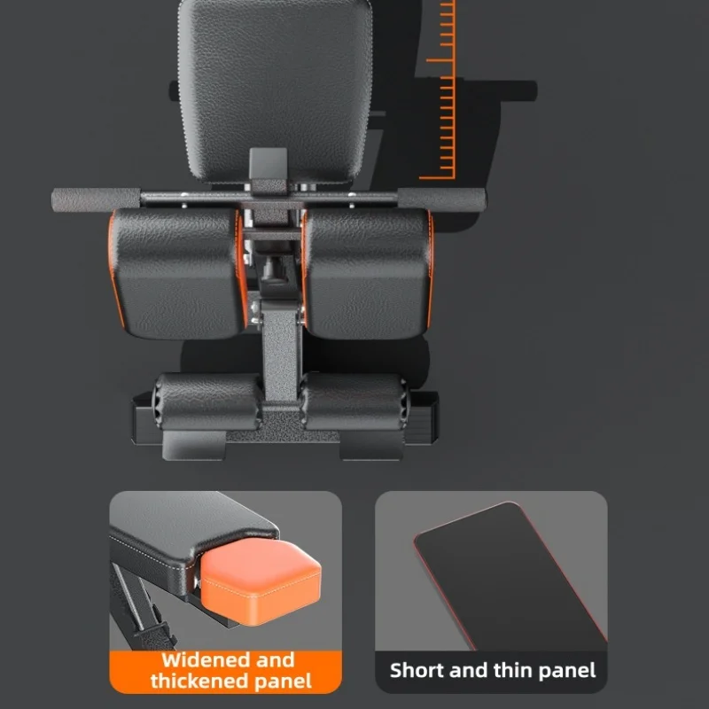 Roman Chair Household Goat Stiffener Priest's Stool Indoor Two-in-one Dumbbell Stool Foldable Fitness Equipment Integrated
