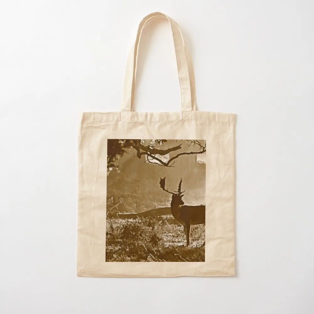 

Roe Deer in the Mist Tote Bag eco pack woman shopping bag Canvas Tote Bag