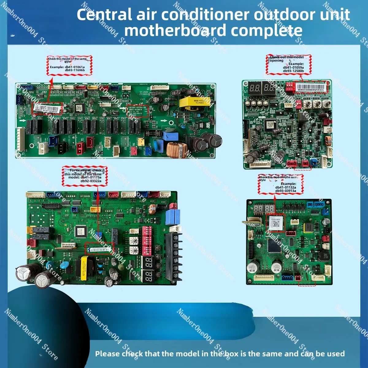 Central Air Conditioning Computer Board External Machine Main Board DB41-01061A/DB41-01059A