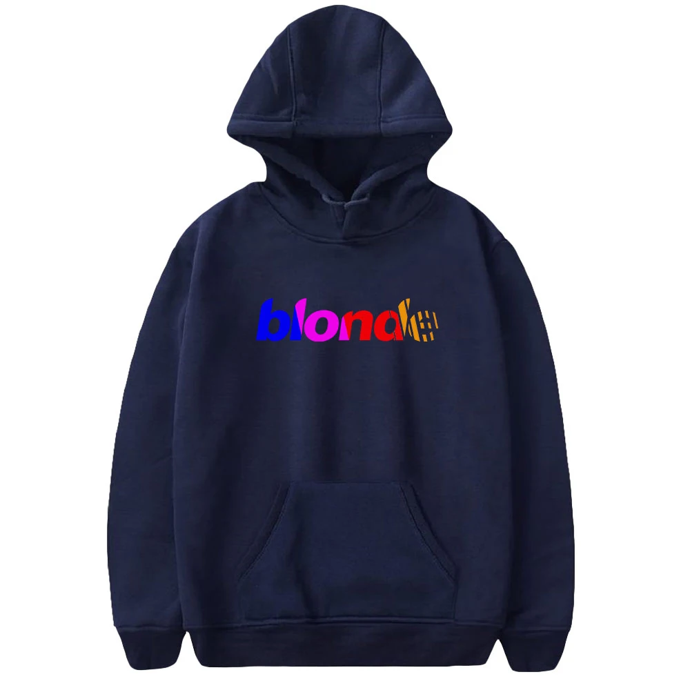 Ocean Frank Blond Hoodie Long Sleeve Pullover Women Men's Tracksuit Harajuku Streetwear Young Singer Fashion Clothes Plus Size