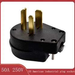 US American industrial plug for Miller Lincoln welding machine dryer power plug socket NEMA 6-50P 50A 250V